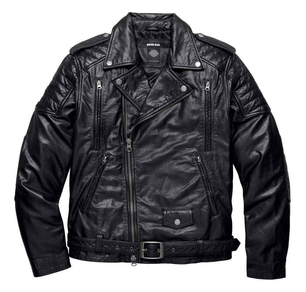 Blouson Harley Davidson Homme Black Label Core Skull En Cuir Biker 98114 16vm