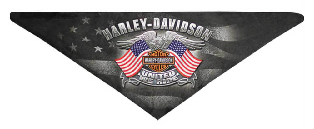 harley davidson leather bandana