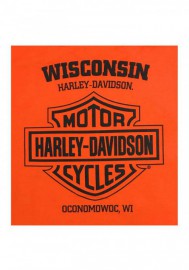 Harley-Davidson Hommes Authentic Moto Ride manches courtes T-Shirt Safety Orange 30298615