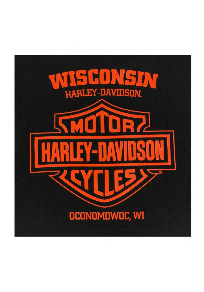 Harley-Davidson Hommes Pure Performance Chest Pocket manches courtes T-Shirt - Noir 30298756