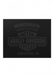 Harley-Davidson Hommes Custom Crafted Tonal manches courtes col rond T-Shirt Noir 30297805