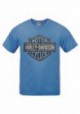 Harley-Davidson Hommes Bar & Shield Logo col rond manches courtes T-Shirt Blue R002316