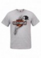 Harley-Davidson Hommes Love Affair manches courtes col rond T-Shirt Heather Gray R002907