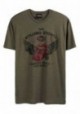 Harley-Davidson Hommes Rolling Stones Winged manches courtes Crew T-Shirt - Green 30298875