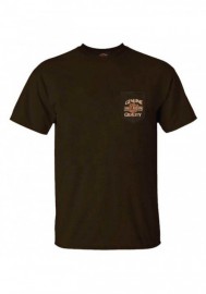 Harley-Davidson Hommes Gritty B&S Chest Pocket manches courtes Tee Shirt - Dark Brown 30292320