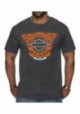 Harley-Davidson Hommes Way Down B&S Poly-Blend manches courtes T-Shirt Charcoal 30292305