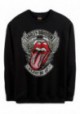 Harley-Davidson Hommes Rolling Stones Start Me Up Fleece Pullover Crew Sweatshirt 30298896