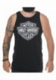 Harley-Davidson Hommes Classic White Bar & Shield Logo Sleeveless Tank Noir 30298701