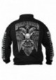 Harley-Davidson Hommes Lightning Crest 1/4 Zip Cadet Pullover Sweatshirt Noir 30293887