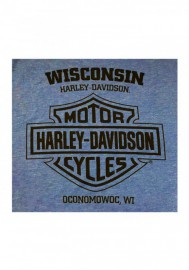 Harley-Davidson Hommes Legend Has It Tri-Blend manches courtes Shirt Vintage Royal 30297440