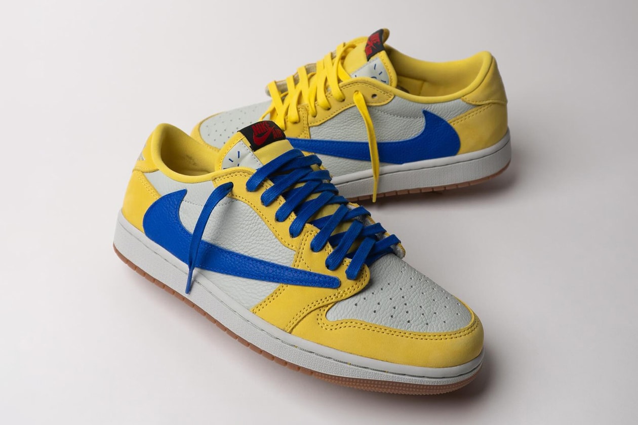 Aiir Jordan 1 Retro Low OG SP Travis Scott Yellow Canary