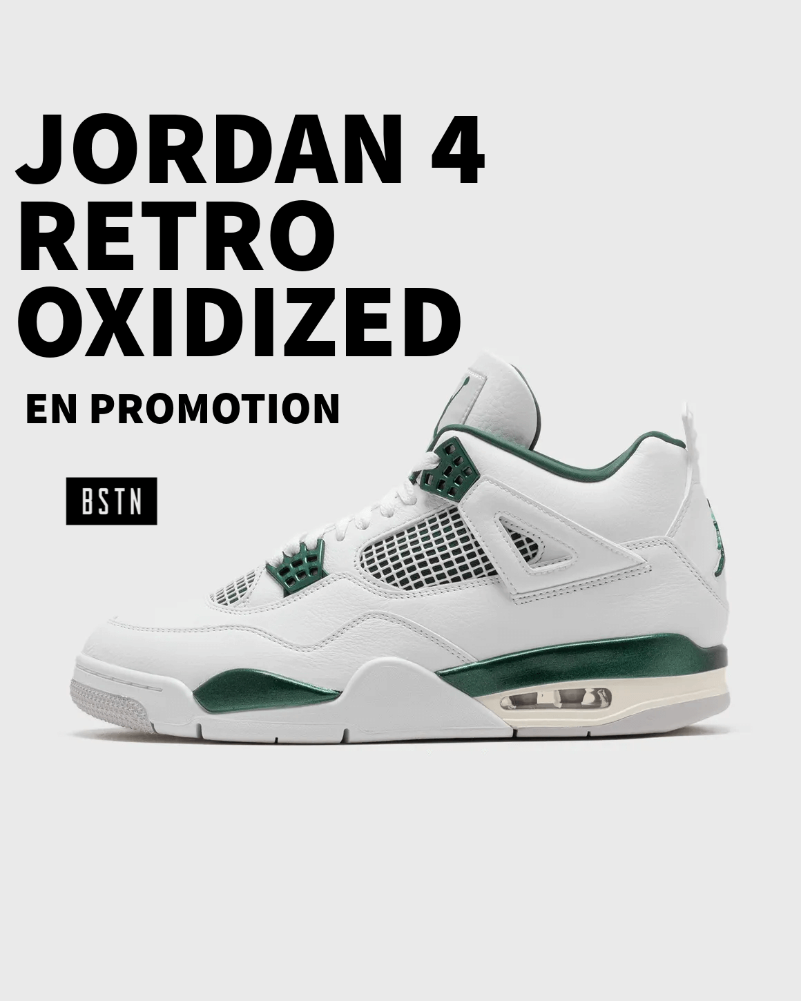 Jordan 4 Retro Oxidized Green en promotion